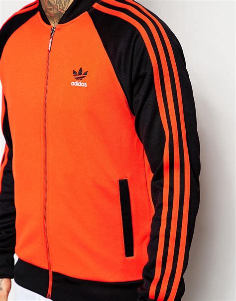 adidas Men's Orange Tops 